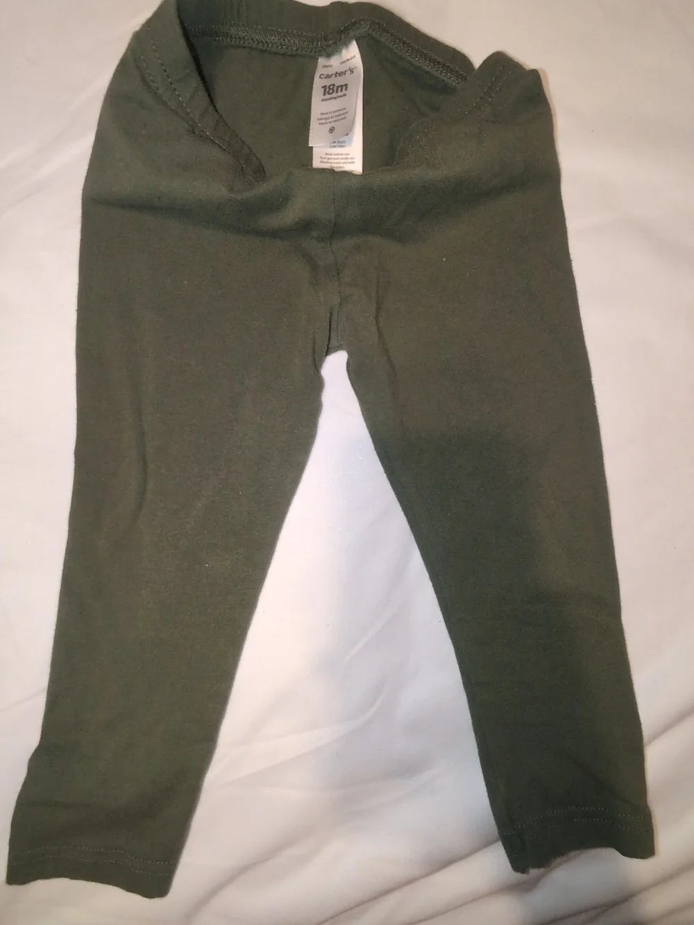 Carter's Olive Green Kids Leggings
